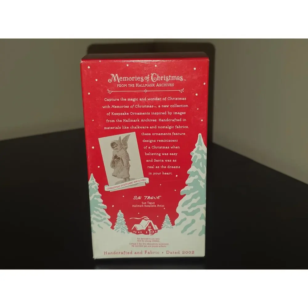 Hallmark Keepsake Gentle Angel Memories Of Christmas‎ Tree Ornament 3.5